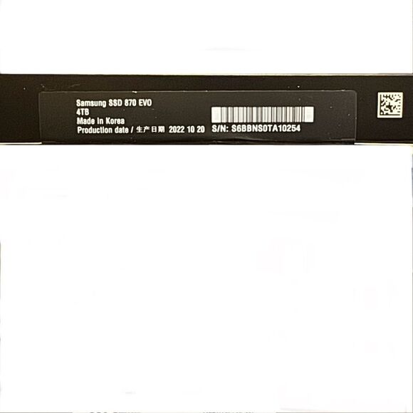 Samsung SSD 870 EVO SATA 2.5” 4TB Solid State Drive NIB - Picture 4 of 12